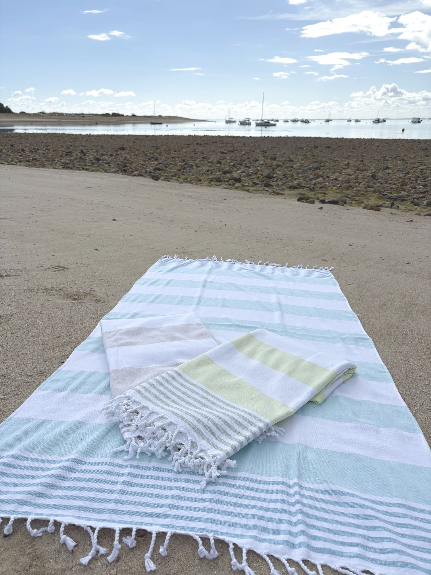 AMBIANCE FIDJI 5 Fouta doublée éponge Fidji – Image 1