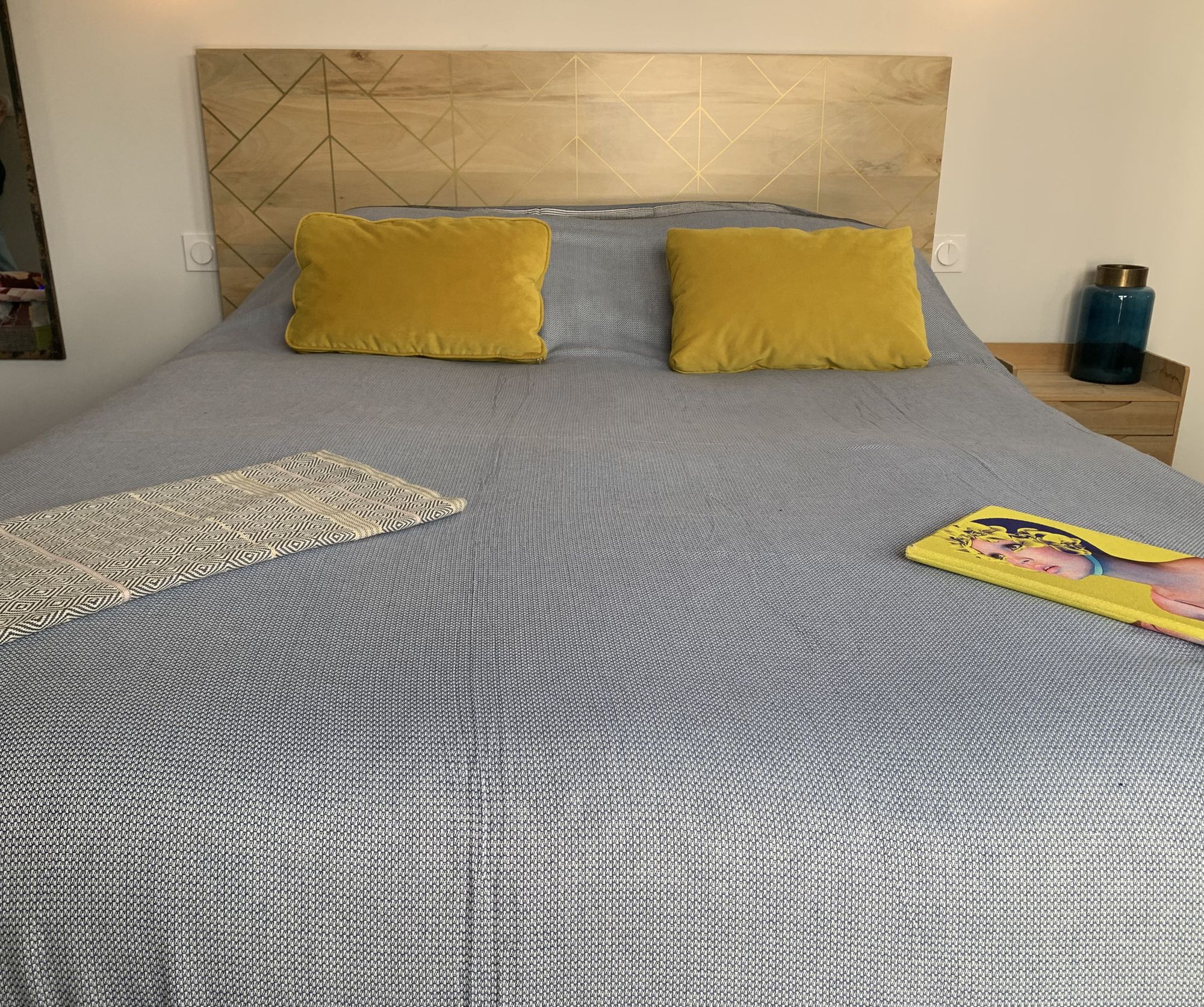 AMBIANCE NOMADE JETÉ BLEU AMBIANCE NOMADE BLEU