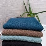 Tapis de bain Zigzag 100% coton Oeko tex